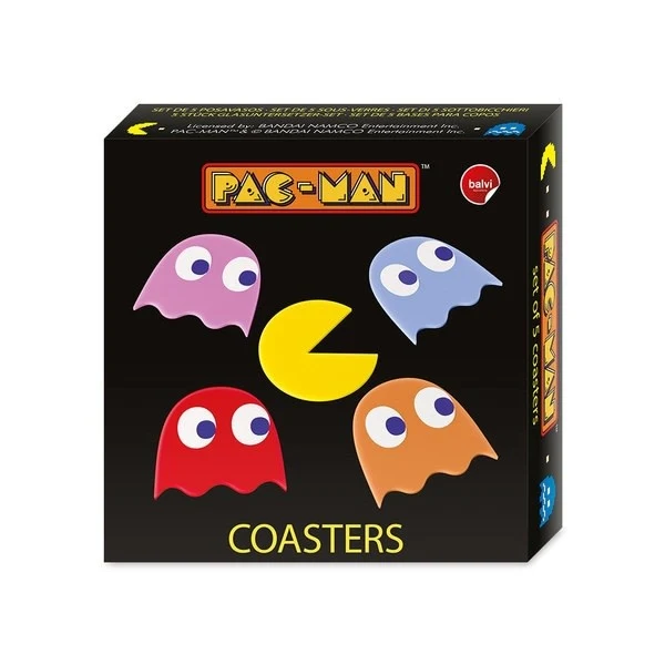 Sous-verre - Pac-Man x5