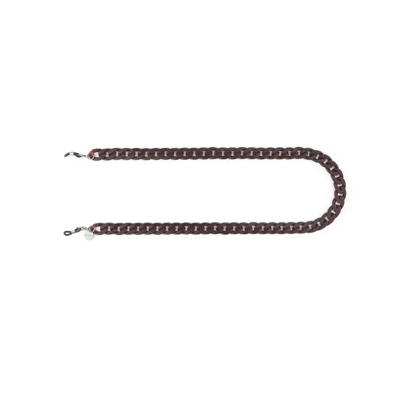 Chaine de Lunettes Brooks Burgundy