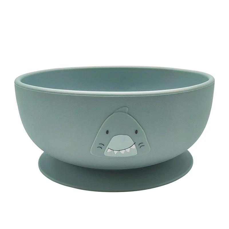 Bol avec ventouse en silicone - Mr. Shark