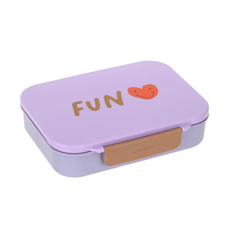 Boite à lunch Little Gang Heart Lilac