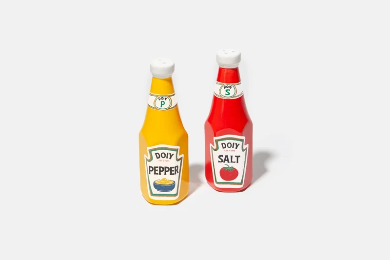 Salière et Poivrière - Ketchup & Moutarde