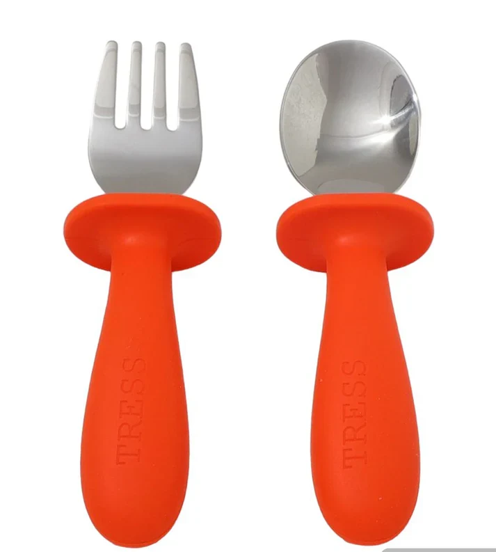 The Spoon and Fork - Happy Orange