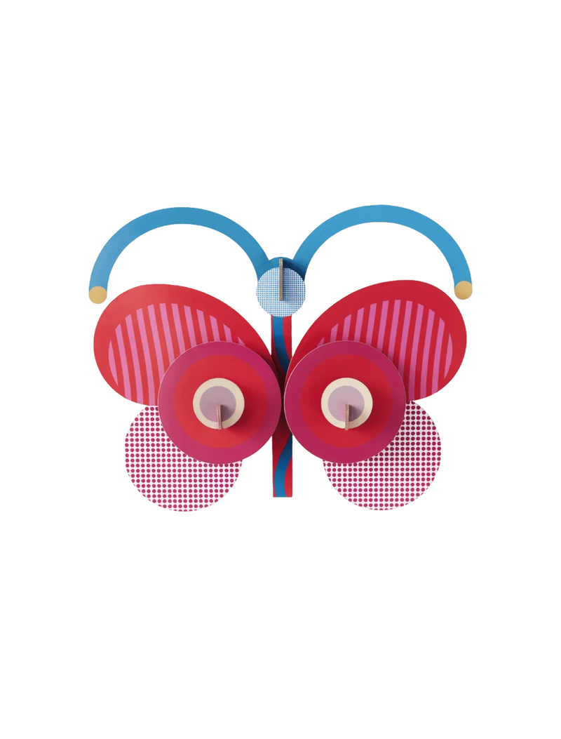 Décoration Murale - Collection Capsule - Stripy Butterfly