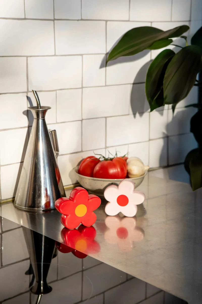 Salière et Poivrière - Daisy Rouge & Rose