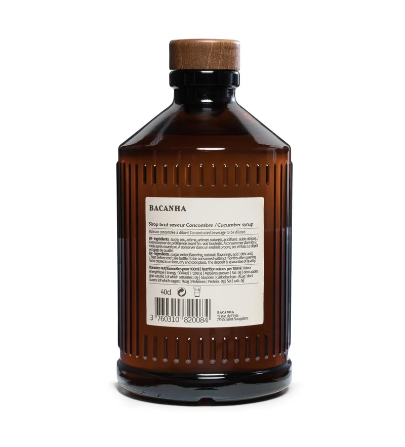 Sirop Brut - Concombre