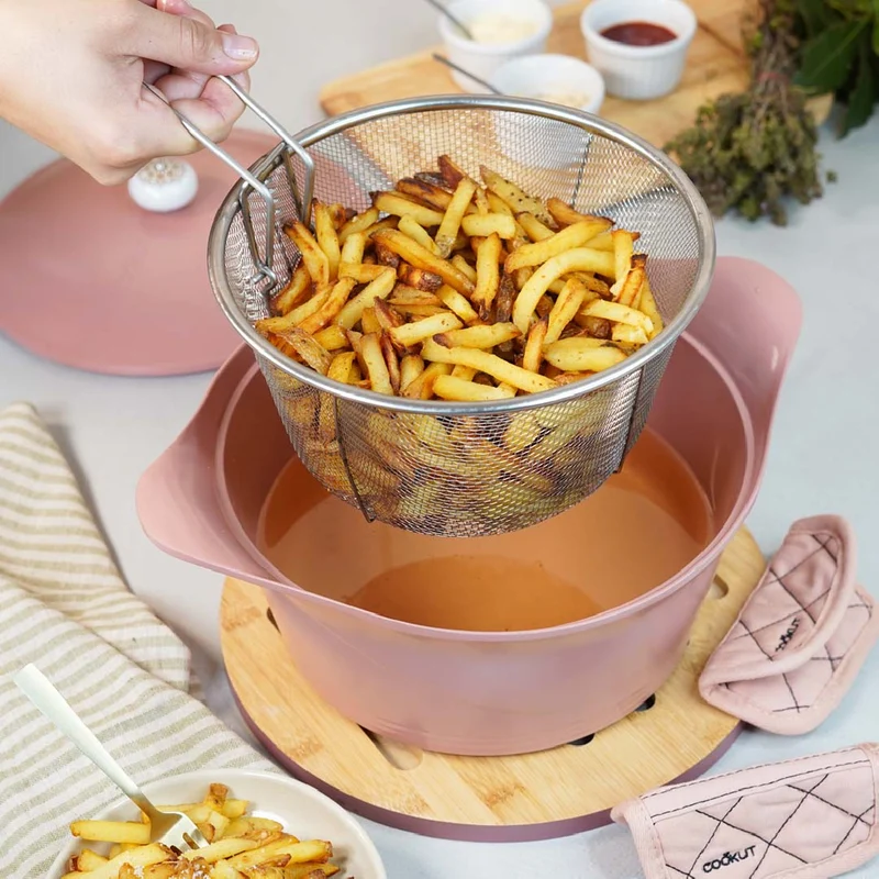 Petit Panier Cuisson Friture pour Cocotte 24cm