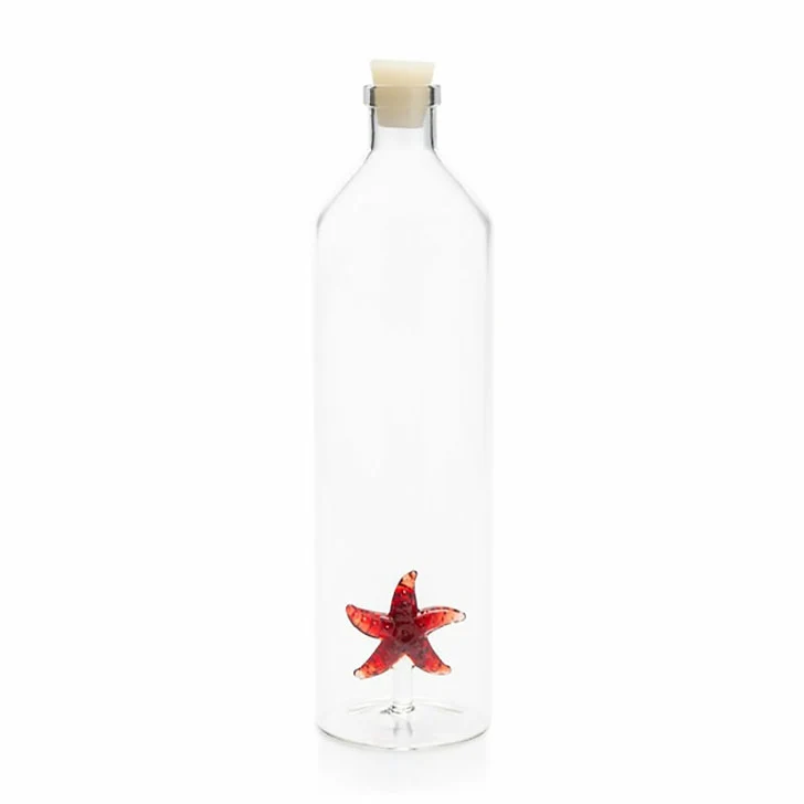 Bouteille en Verre Atlantis - Etoile de Mer Orange