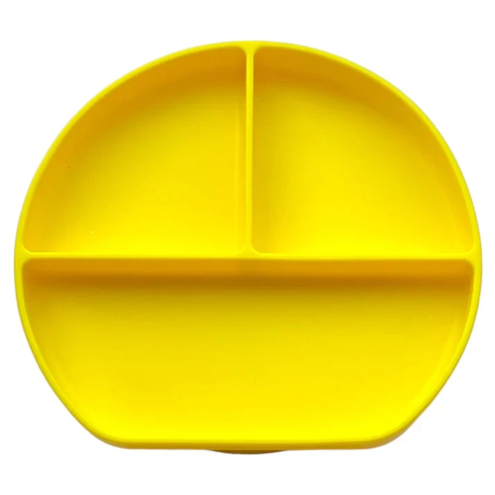 Divided Plate - Smile Yellow
