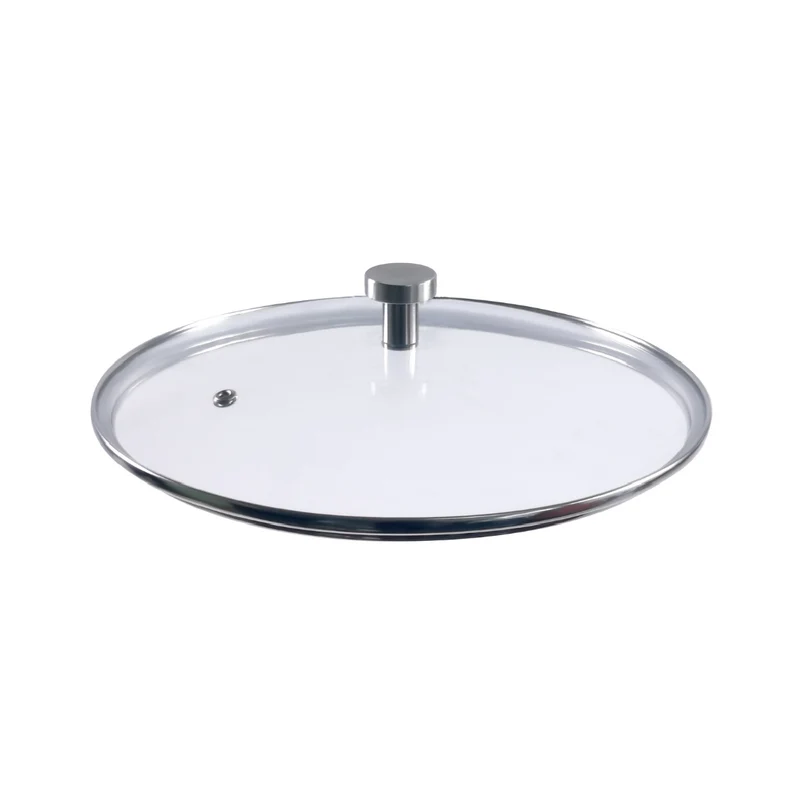 Couvercle en Verre & Inox pour Poele 28cm