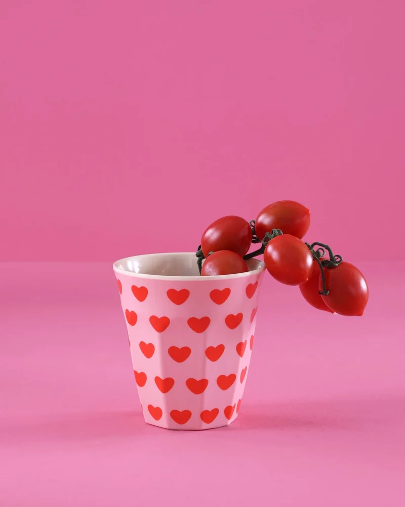 Gobelet en Mélamine - Heart Pink