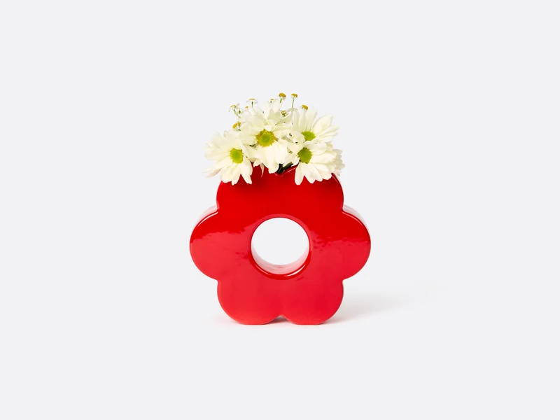 Vase en Céramique - Daisy Rouge