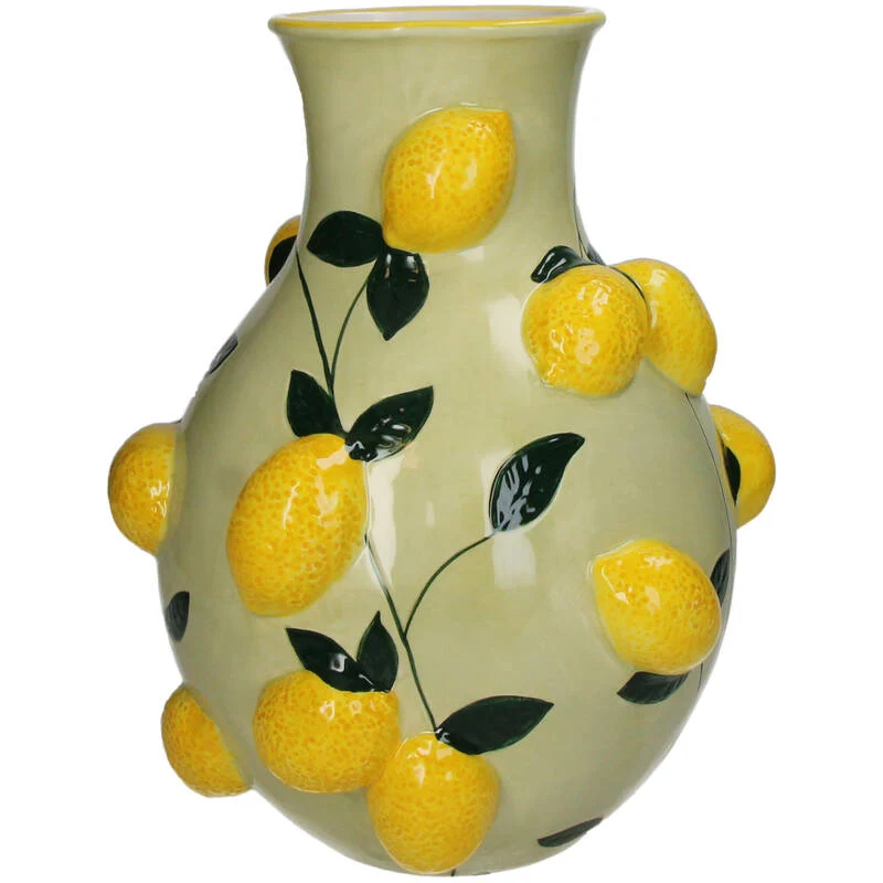 Vase en Dolomite - Citron