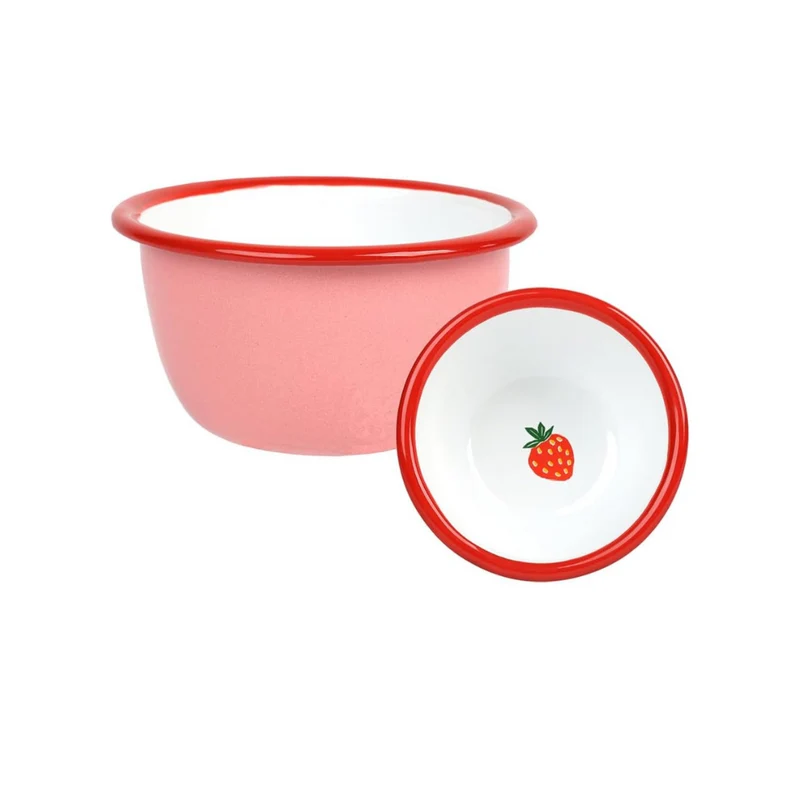 Bol Emaillé Bon Appetit - Fraises