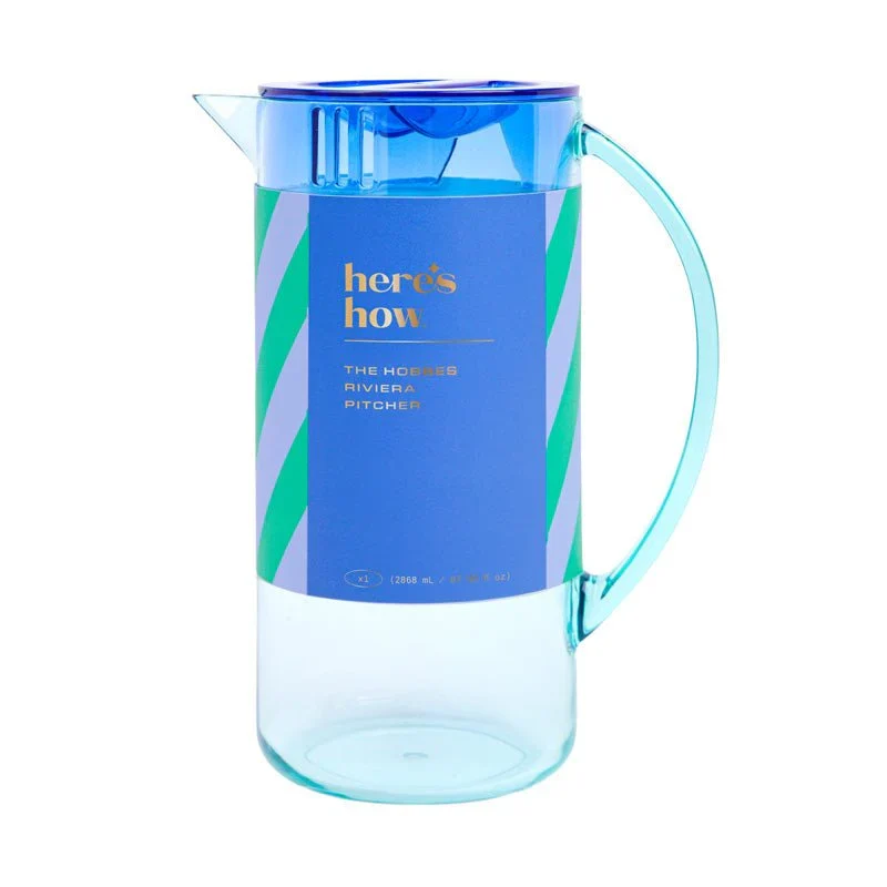 Carafe Pichet Hobbes - Menthe et Cobalt