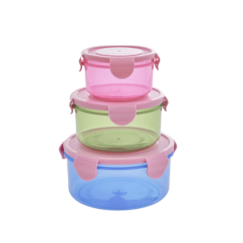 Boîtes de rangement Roses Rondes (set de 3)