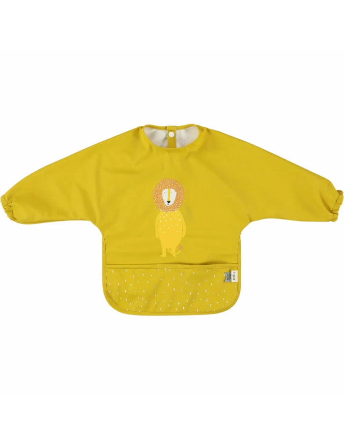 Bavoir à manches imperméable jaune - Mr. Lion