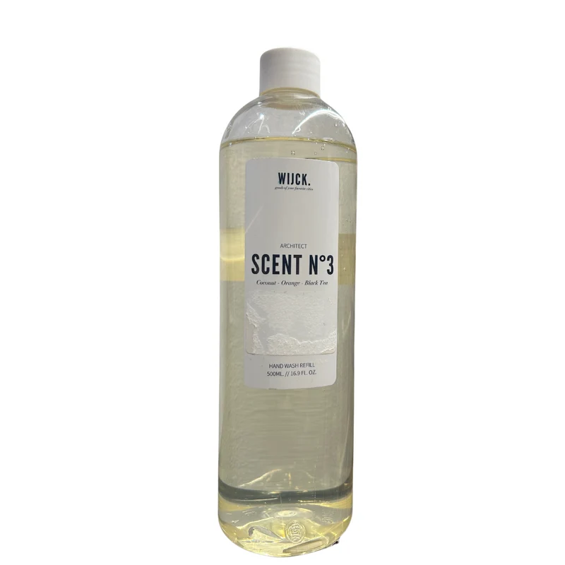 Refill soap Bruxelles - 3 Coconut, Orange, Black Tea