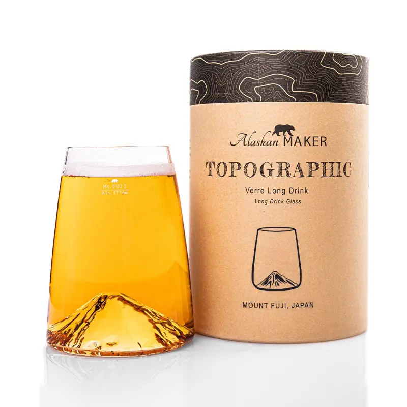 Verre Design : Mont Fuji - Collection Topographic