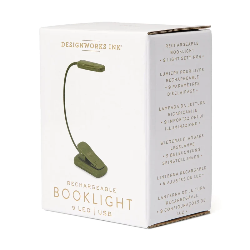 Lumière pour Livre - Vert Militaire