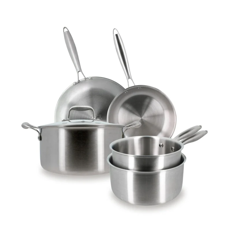 Set de 5 pièces Trinox en acier inoxydable triple couche