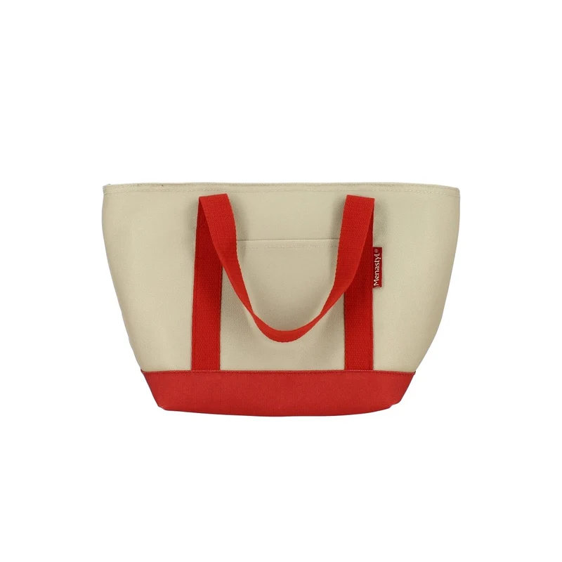 Sac lunch Colorama 7L beige et magenta