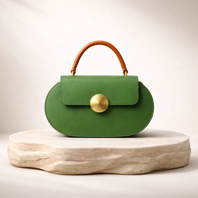 Sac à main signature femme en cuir