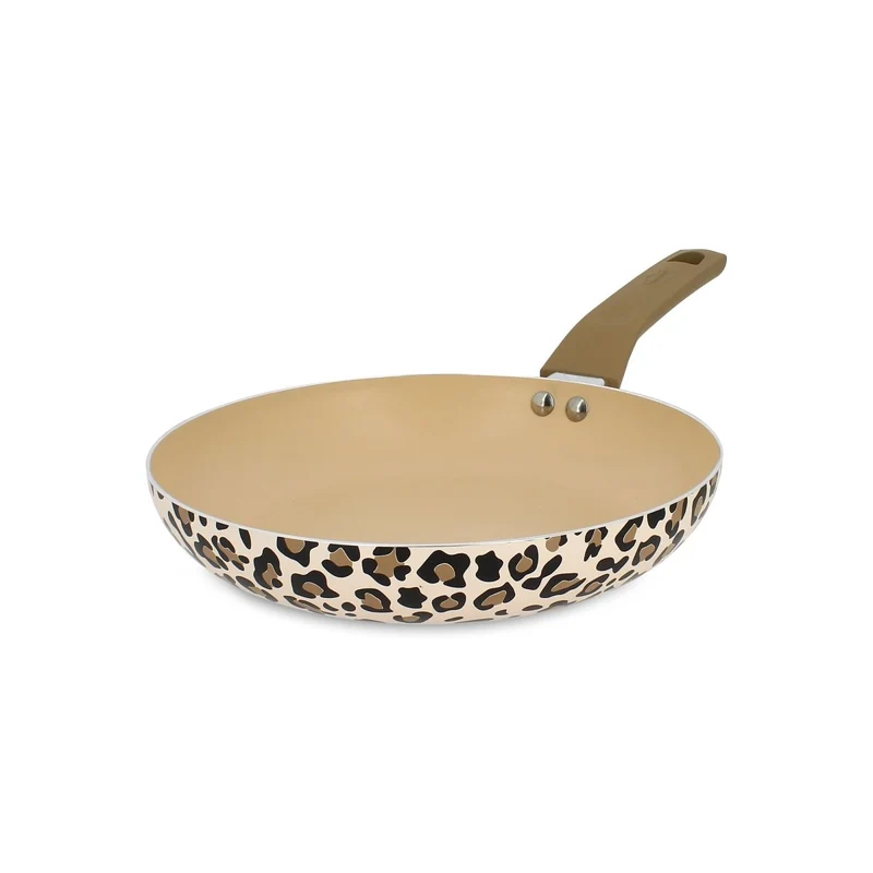 Poêle Léopard 24 cm en aluminium induction marron