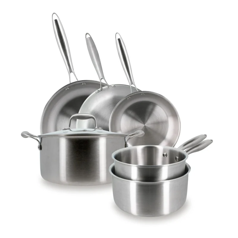 Set de 6 pièces Trinox en acier inoxydable triple couche