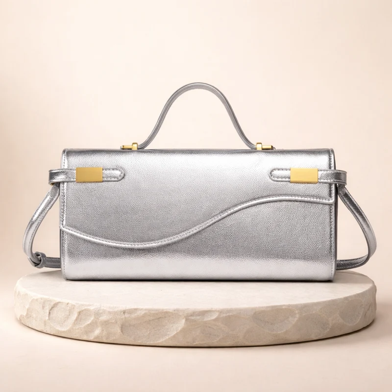 Pochette soiree fermoir signature