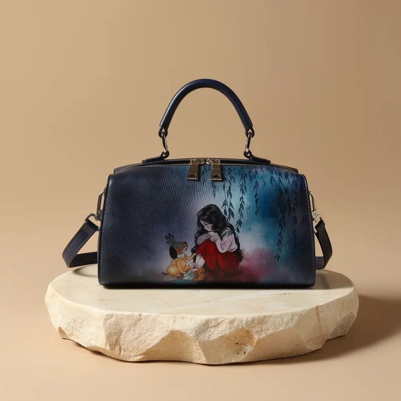 Sac dame peint à la main