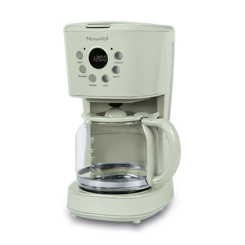 Cafetière Rétro 1,5L en polypropylène et acier inoxydable