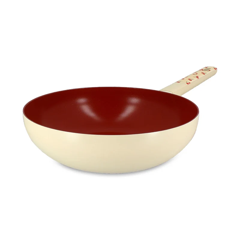Wok Cerise 28cm en aluminium