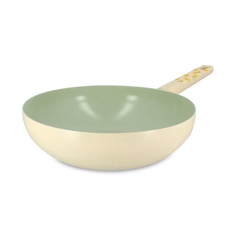 Wok Citron 28cm en aluminium