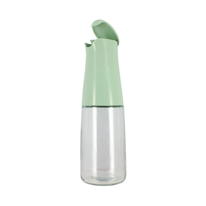 Bouteille d'huile 500 ml en verre et plastique