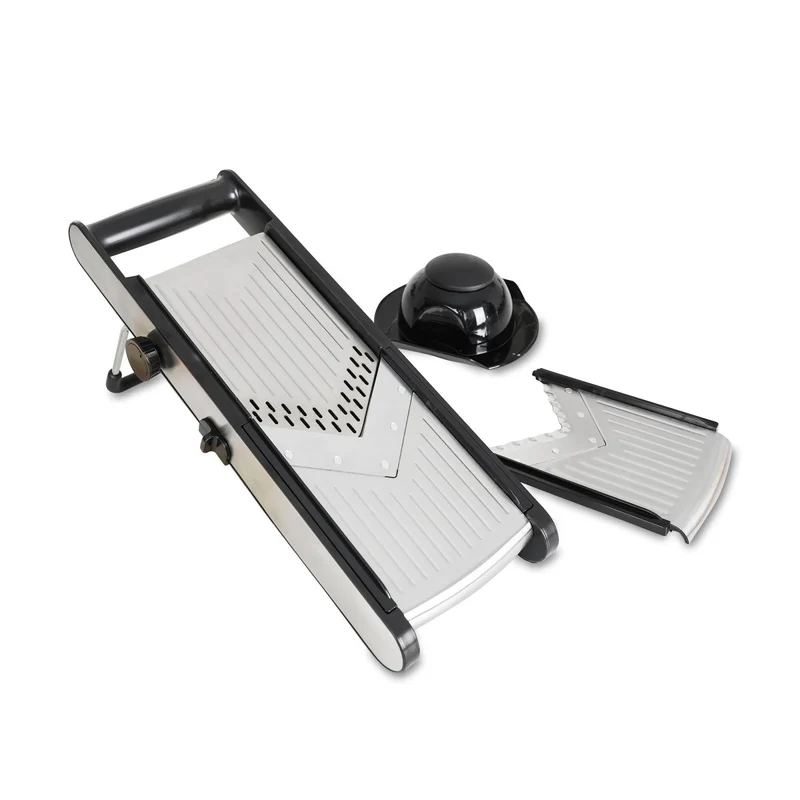 Mandoline sur pied en acier inoxydable