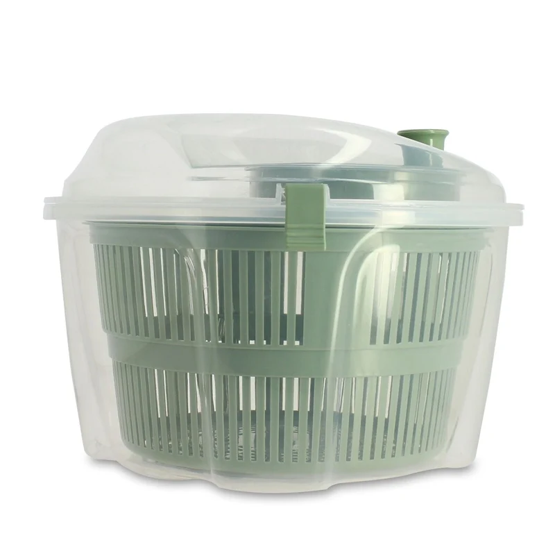 Essoreuse à salade en plastique vert