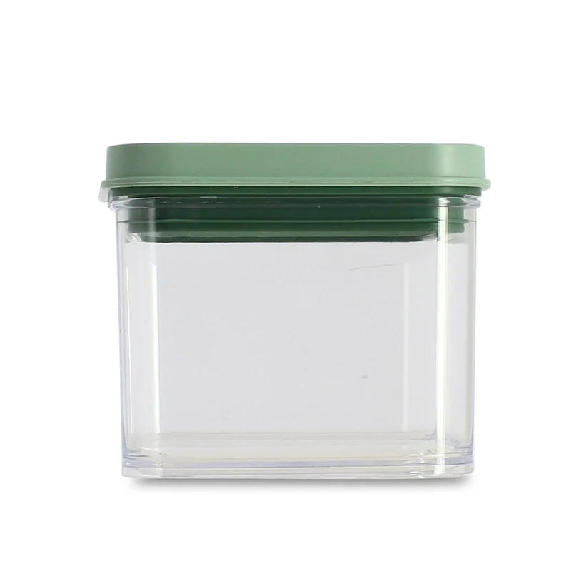 Boîte hermétique 500 ml en plastique avec couvercle vert