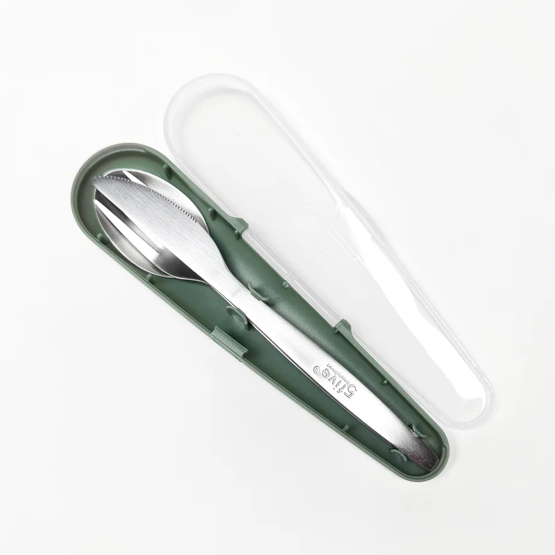 Ensemble d’ustensiles vert – 3 pièces