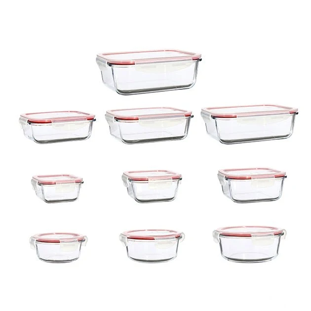 Set de 10 boîtes hermétiques Clémentine