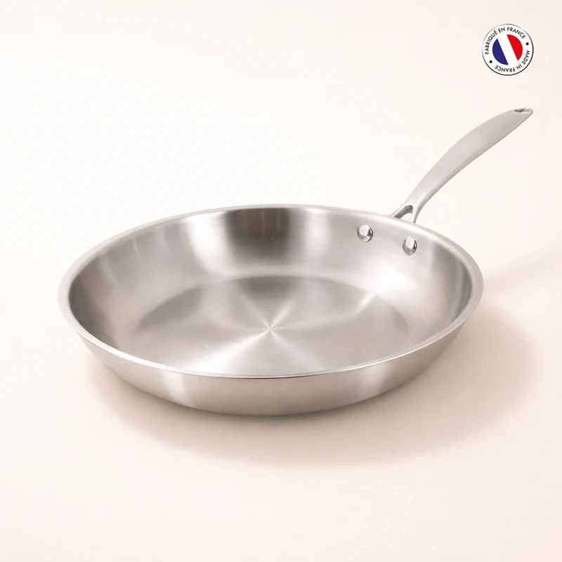 Poêle Triply en acier inoxydable triple couche 24 cm 🇫🇷