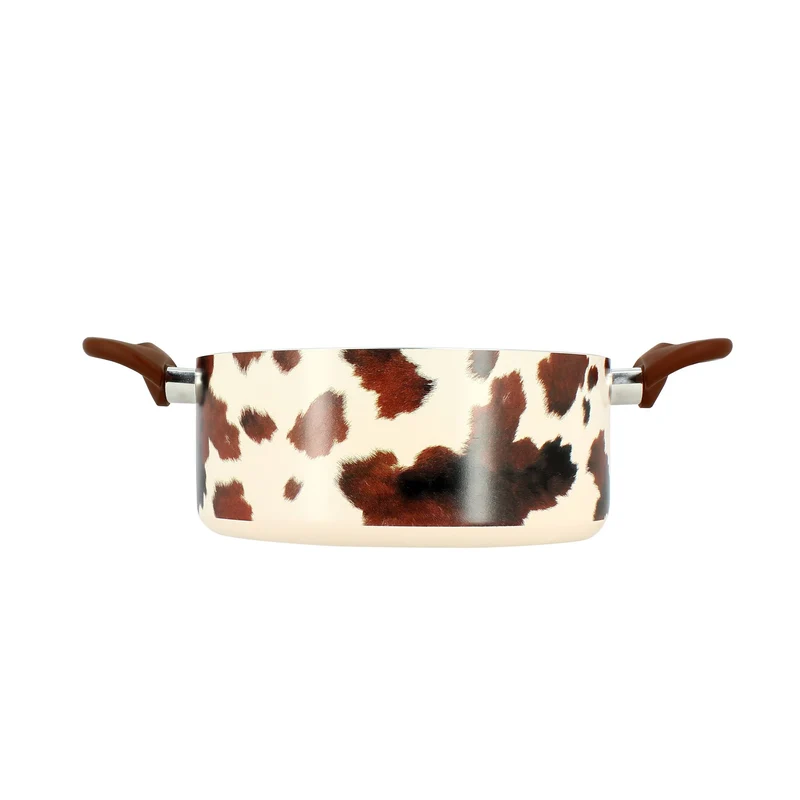 Faitout Vache 24cm en aluminium et revêtement céramique