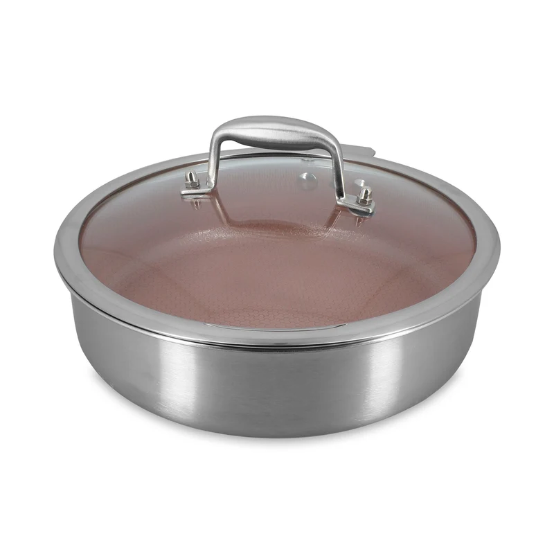 Sauteuse Aglaé 24cm en acier inoxydable