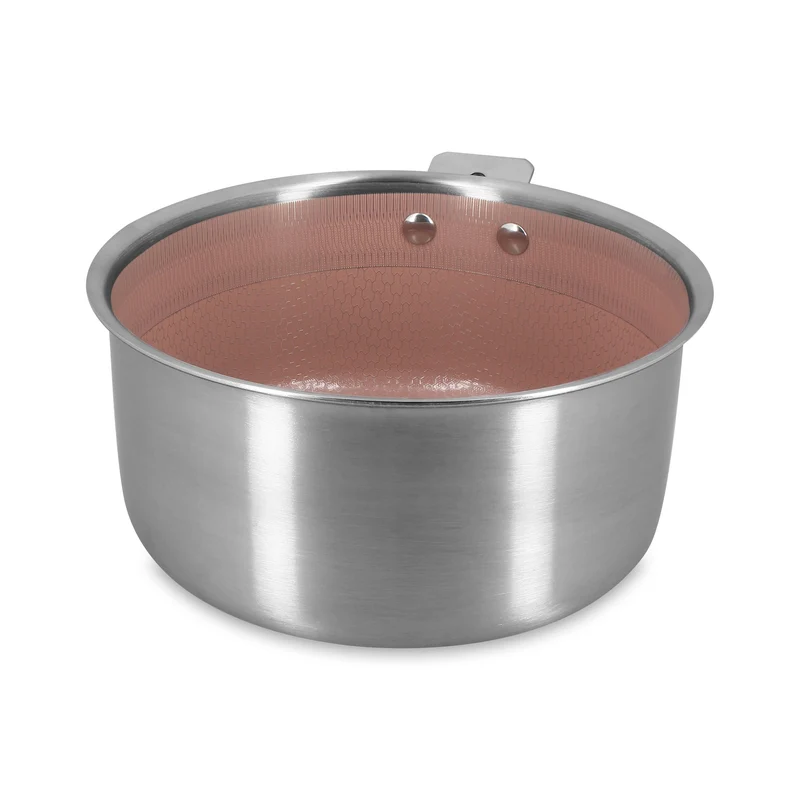 Casserole Aglaé 20cm en acier inoxydable