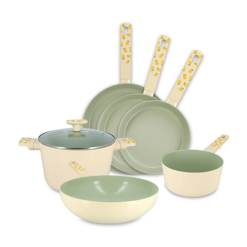 Set de 6 pièces Citron en aluminium