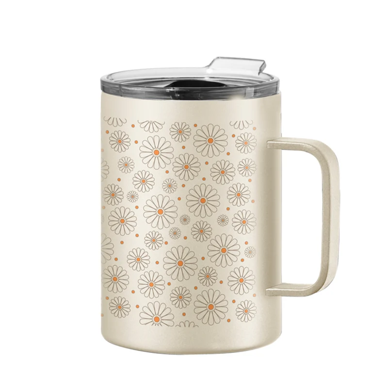 Tasse isotherme beige - Daisy