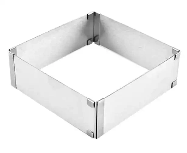 Cadre rectangulaire extensible Angélique en acier inoxydable