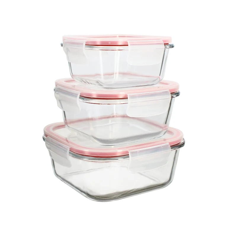 Set de 3 boîtes hermétiques Clémentine 310/500/800mL