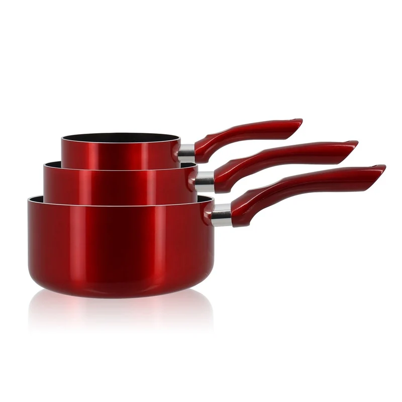 Set de 3 casseroles Cerise en aluminium 14/16/18 cm