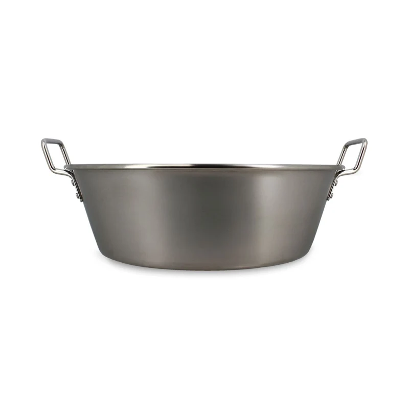 Bassine Ø41cm en acier inoxydable avec poignées