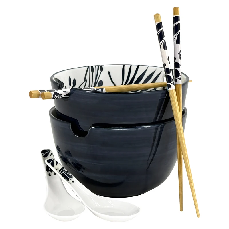 Ensemble de bols pour ramen - 6 pièces